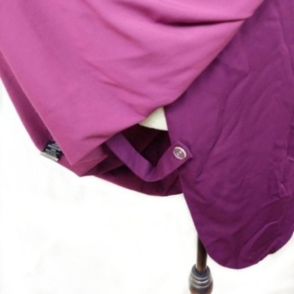 Tibi Pleated Wrap Ruffle Sleeve Keyhole Silk Dress 8 - Picture 4 of 8